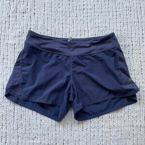Lululemon Women's Low-Rise Purple Running Shorts - Size 4